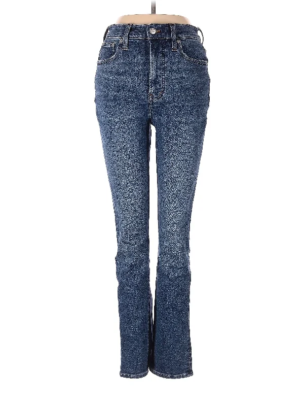 Skinny Jeans for Slim Fit -High-Rise Bootleg Jeans in Medium Wash