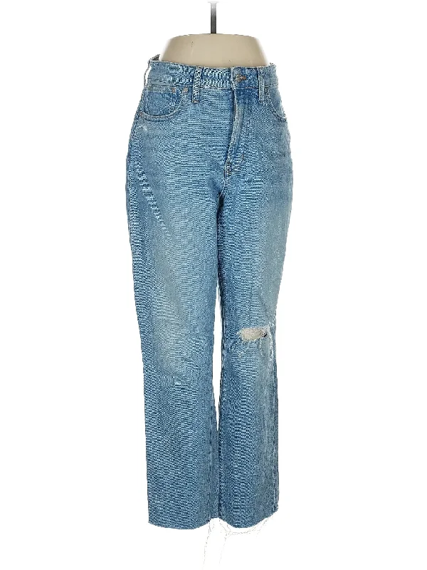 Designer Jeans for Luxury -Mid-Rise Bootleg Jeans in Light Wash