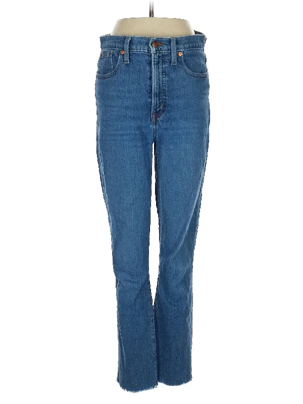 Birthday Jeans for Celebration -Low-Rise Straight-leg Jeans in Medium Wash