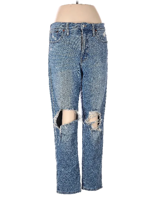 Low Waisted Jeans for Casual -Mid-Rise Boyjeans Jeans