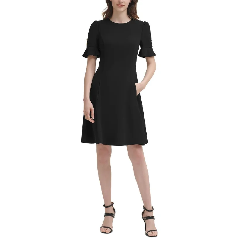 Short-sleeved Dresses for Summer -DKNY Womens  Fit & Flare Dress