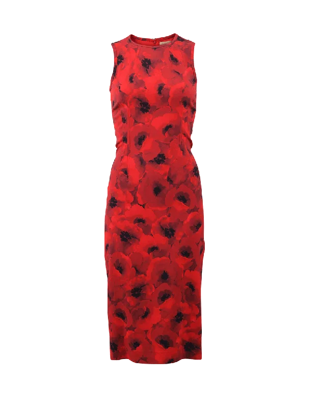 Floral Dresses for Romantic -Poppy Print Dress