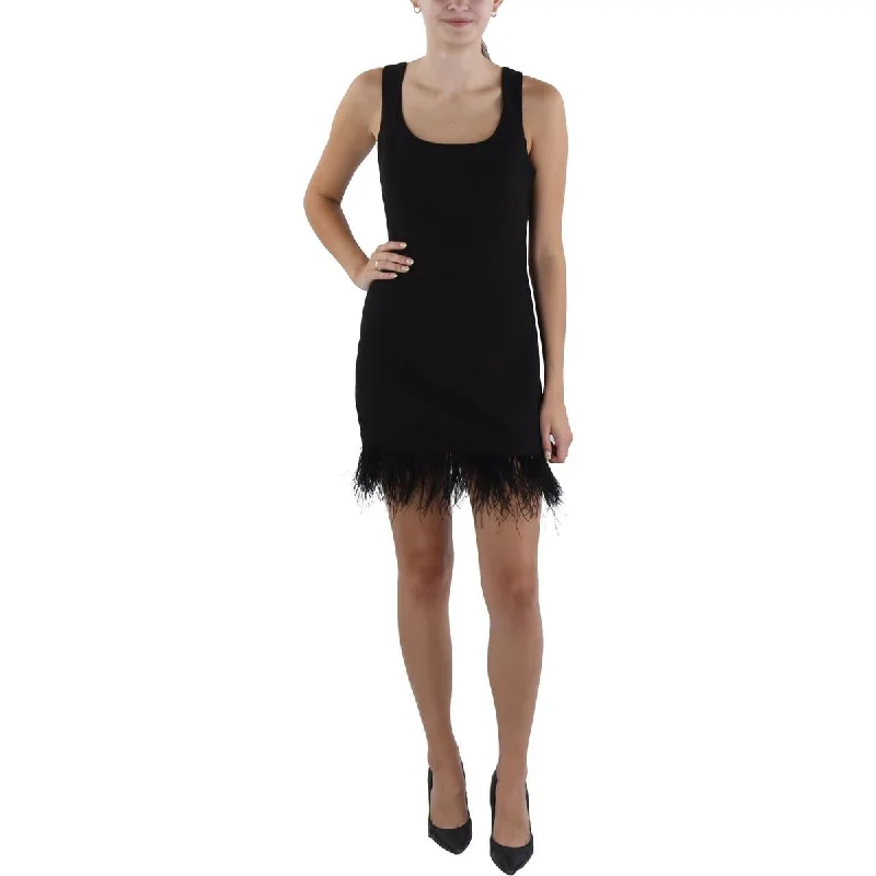 Party Dress for Retro Party -Endless Rose Womens Feathers Sleeveless Cocktail And Party Dress