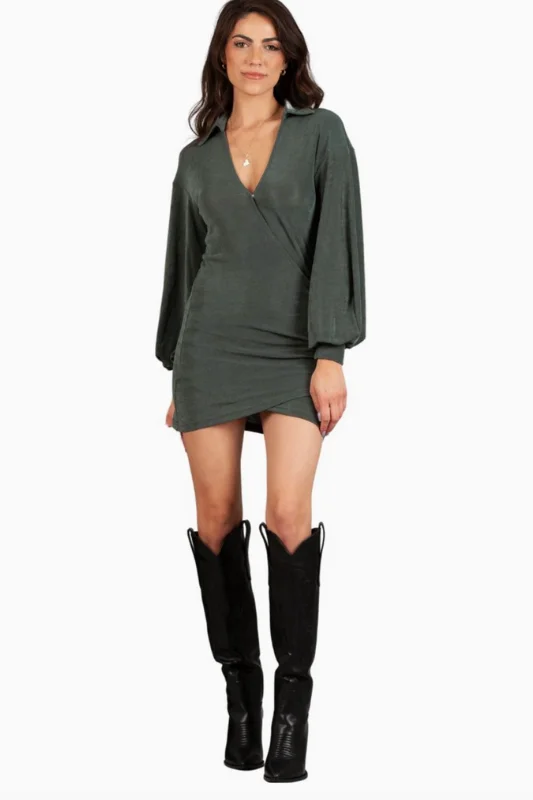 Punk Dresses with Spikes -Mina Wrap Dress