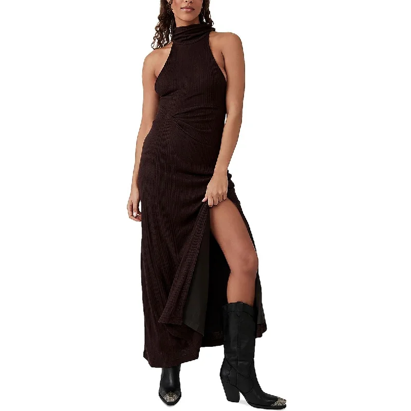 Cocktail Dresses for Party Time -Free People Womens   Knit Sleeveless Maxi Dress