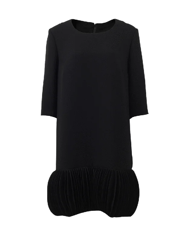 Mother's Day Dresses for Gift -Accordion Hem Marni Shift Dress