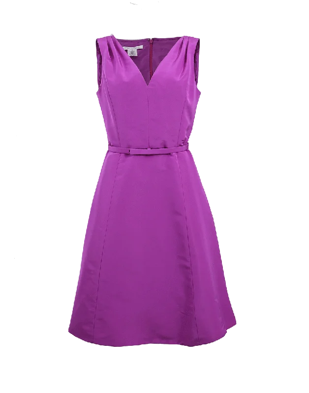 Solid Color Dresses for Simple -Faille Dress