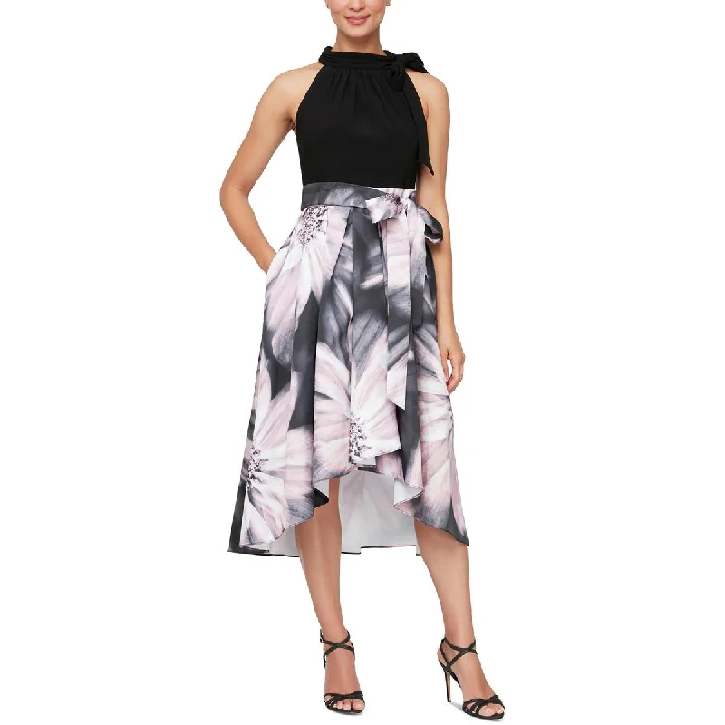 Straight Party Dress for Simple Style -SLNY Womens Printed Cocktail And Party Dress