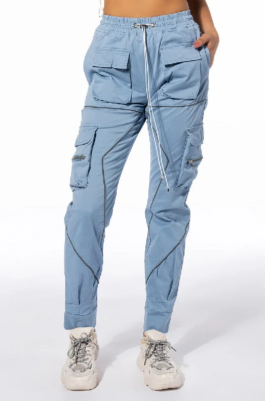 Denim Dress with Patchwork for Unique -SAVE THE LAST DANCE CARGO JOGGERS