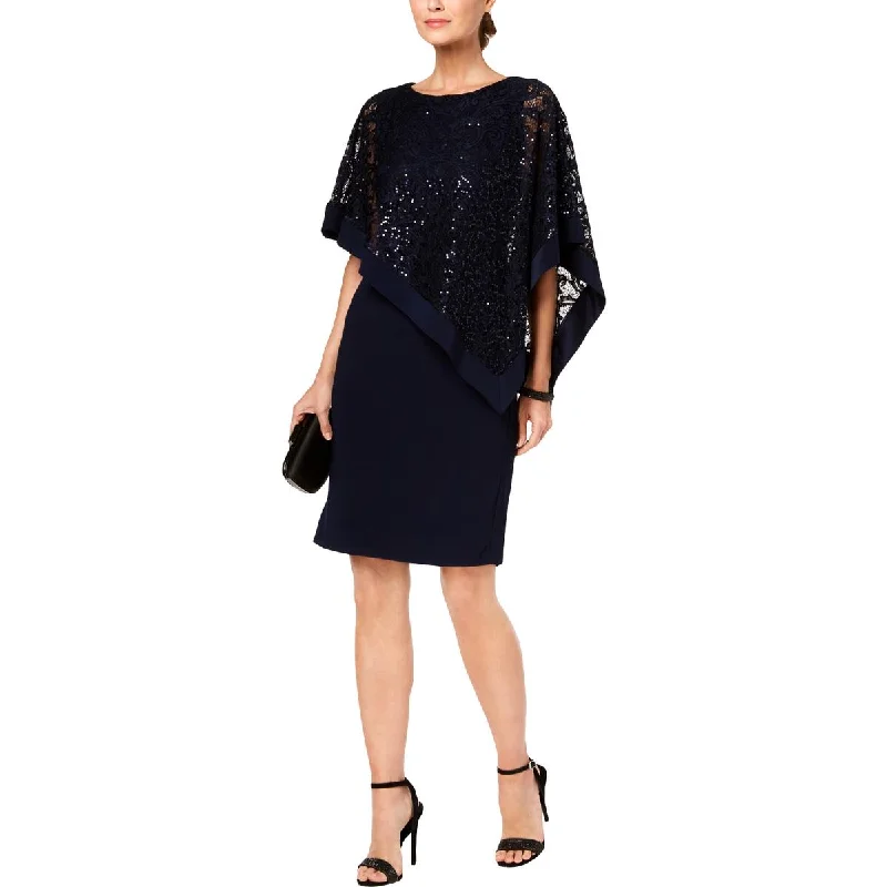 Party Dress with Pockets for Practical -R&M Richards Womens Sequined Lace Party Dress