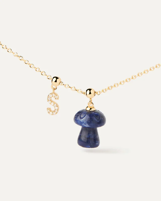 Best necklaces and pendants with matching earrings for a coordinated, elegant look-GRID 2 Sodalite Mushroom Charm