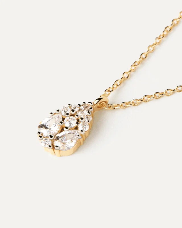 Stunning necklaces and pendants with ruby and diamond combinations for a luxurious effect-GRID 2 Vanilla Necklace