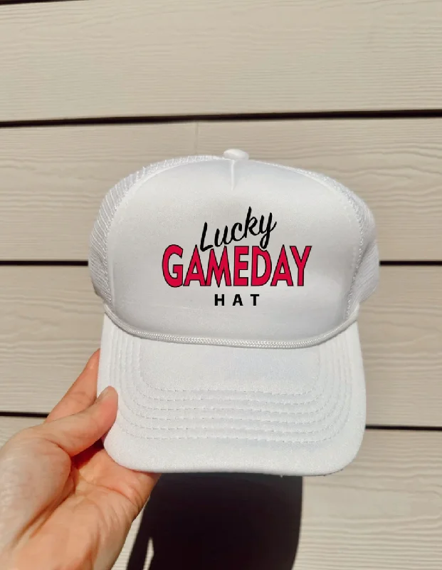 Personalized necklaces and pendants with name engravings for a custom touch-Lucky Gameday Hat Trucker Hat