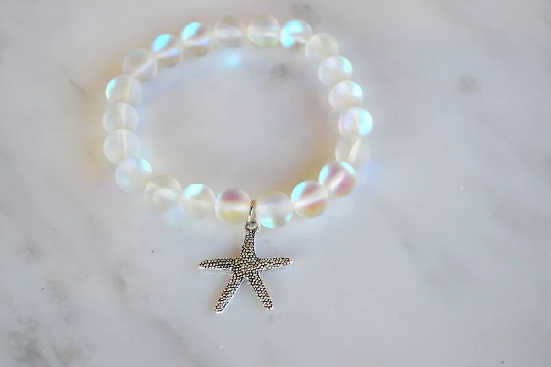 Best necklaces and pendants with cross pendants for a spiritual, meaningful symbol-Starfish Moonstone